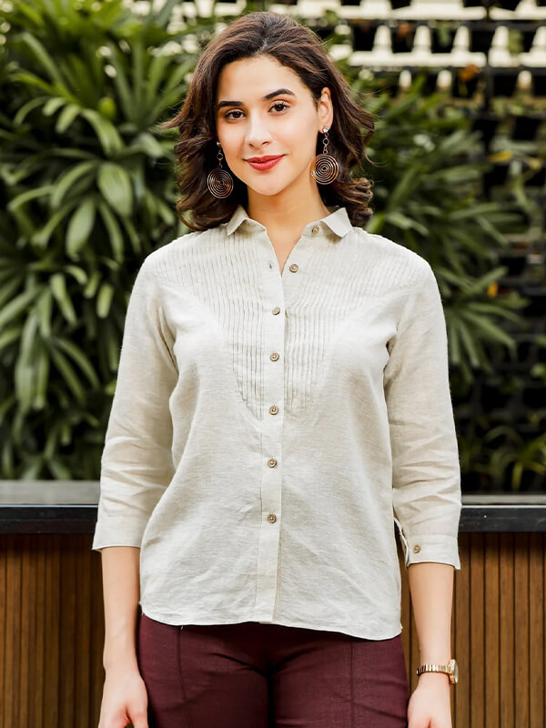 Oversized Linen Shirt