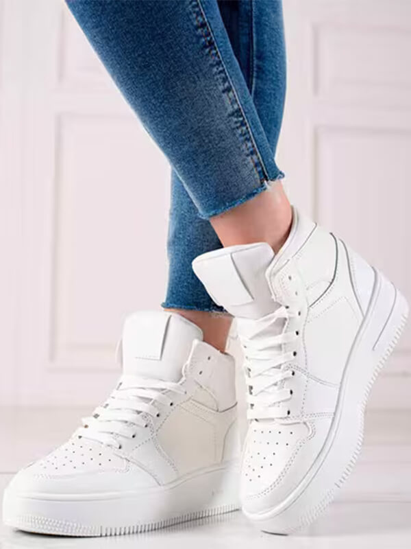 White Canvas Sneakers